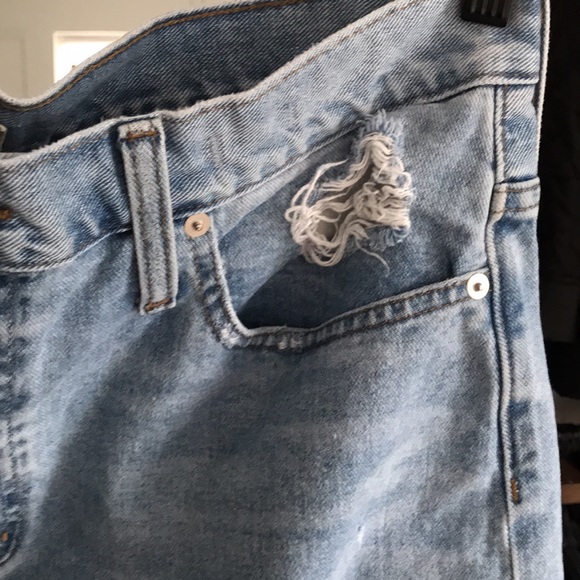 Madewell The Perfect Jean Distressed Denim Shorts 100% Cotton - Picture 6 of 11